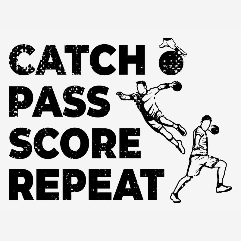 Attraper, passer, marquer, répéter