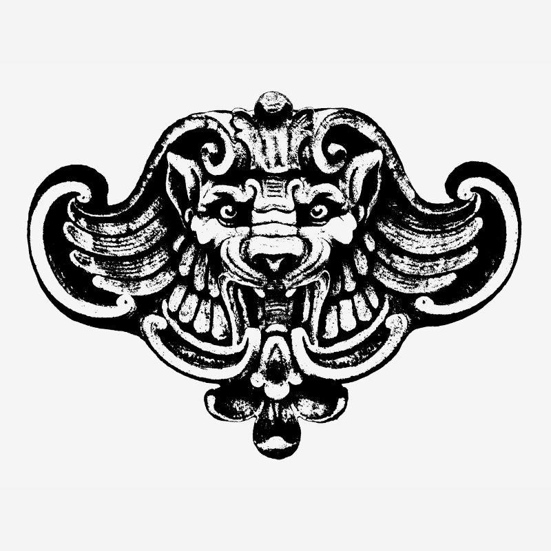 Geflügelter Löwe oder Wolf / Chimäre