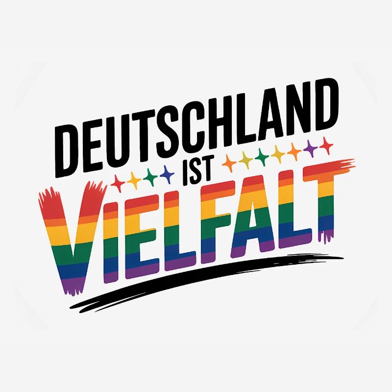 Germany is Diversity - Cool Pride Logo
