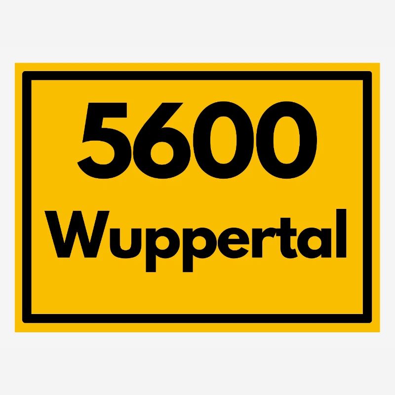 OLD POSTCODE POSTCODE RETRO 5600 WUPPERTAL BERGISH