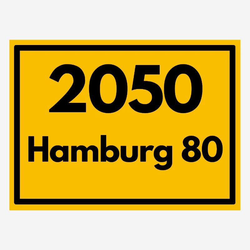 OLD POSTCODE POSTCODE RETRO 2050 HAMBURG 80 - ELBE