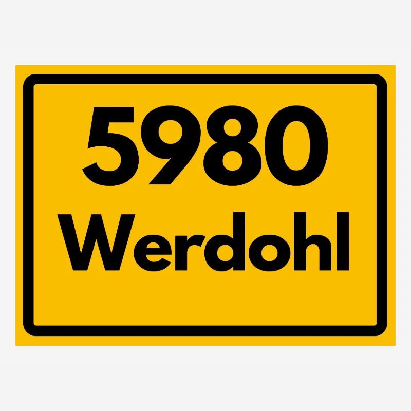 ANCIEN CODE POSTAL RÉTRO 5980 WERDOHL HEIMAT