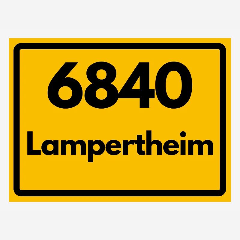 ANCIEN CODE POSTAL RETRO 6840 LAMPERTHEIM