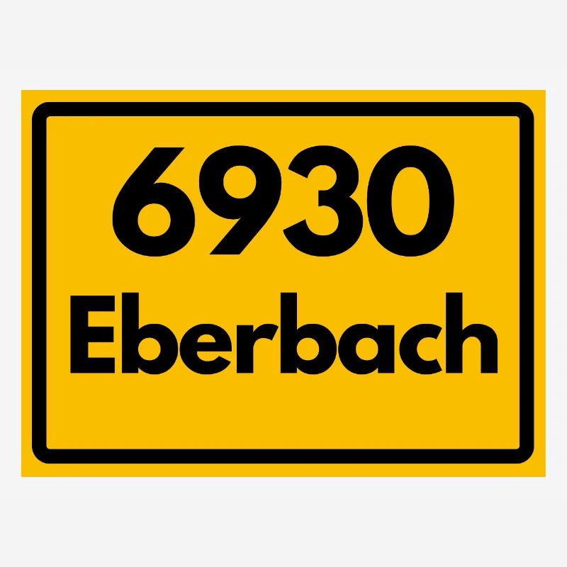 OLD POSTCODE POSTCODE RETRO 6930 EBERBACH HEIMAT