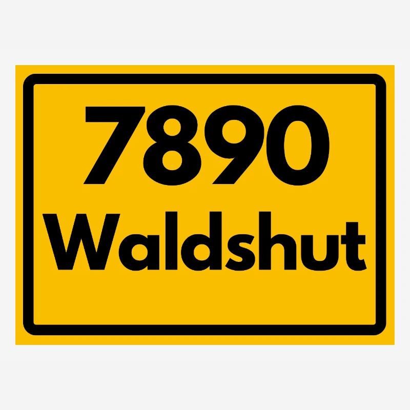 OLD POSTCODE POSTCODE RETRO 7890 WALDSHUT HEIMAT