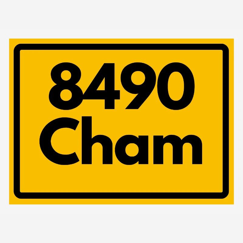 ANCIEN CODE POSTAL RETRO 8490 CHAM HEIMATSTOLZ
