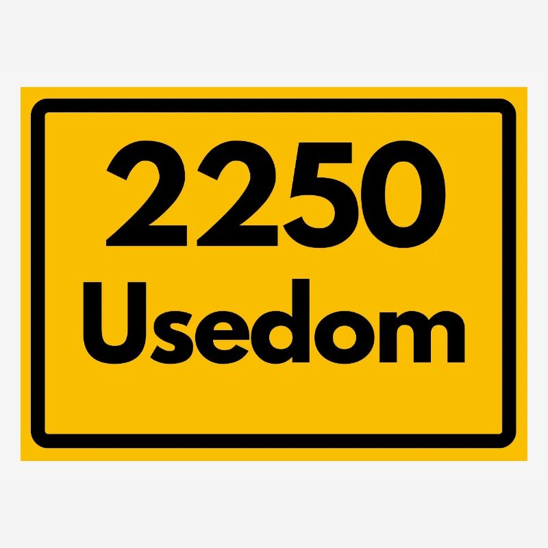OLD POSTCODE POSTCODE RETRO 2250 USEDOM HEIMAT