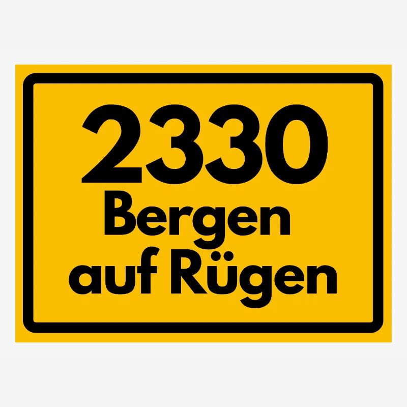 OLD POSTCODE POSTCODE 2330 BERGEN AUF RÜGEN HEIMAT