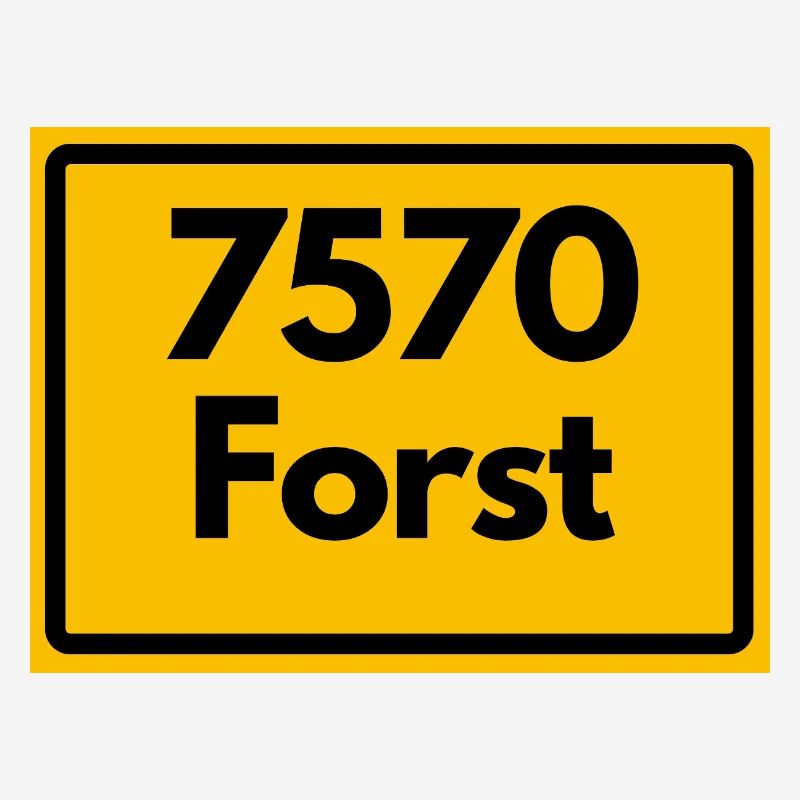 ANCIEN CODE POSTAL RETRO 7570 FORST