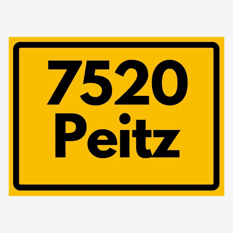 ALTE POSTLEITZAHL PLZ RETRO 7520 PEITZ