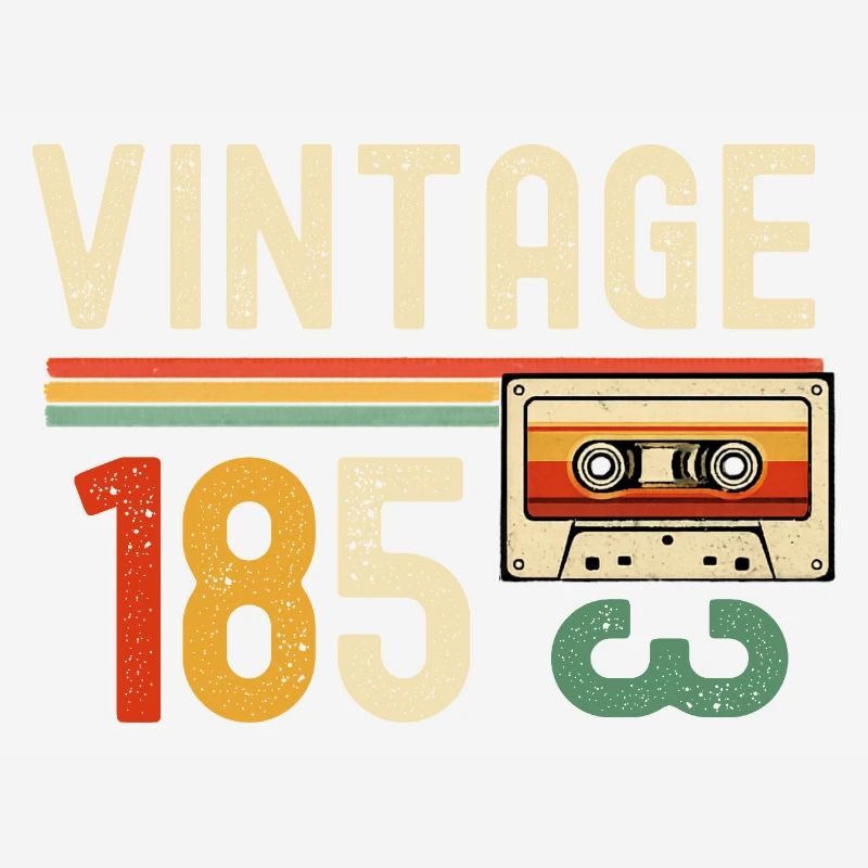 Vintage 85 Cassette Retro