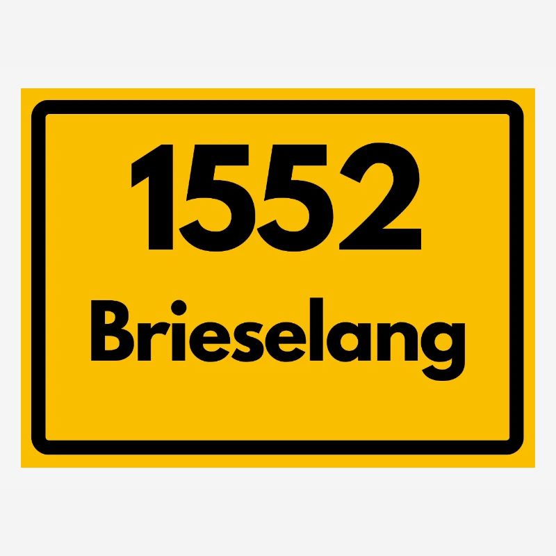 OLD POSTCODE 1552 BRIESELANG BRANDENBURG DDR