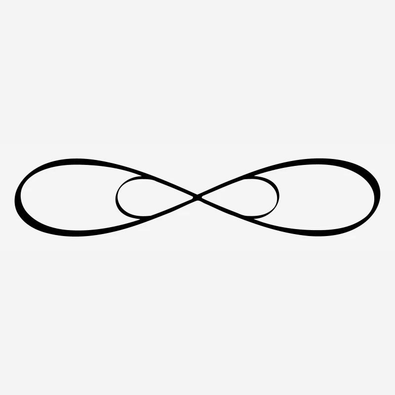 Doppel Infinity Unendlichkeit Zeichen Freundschaft