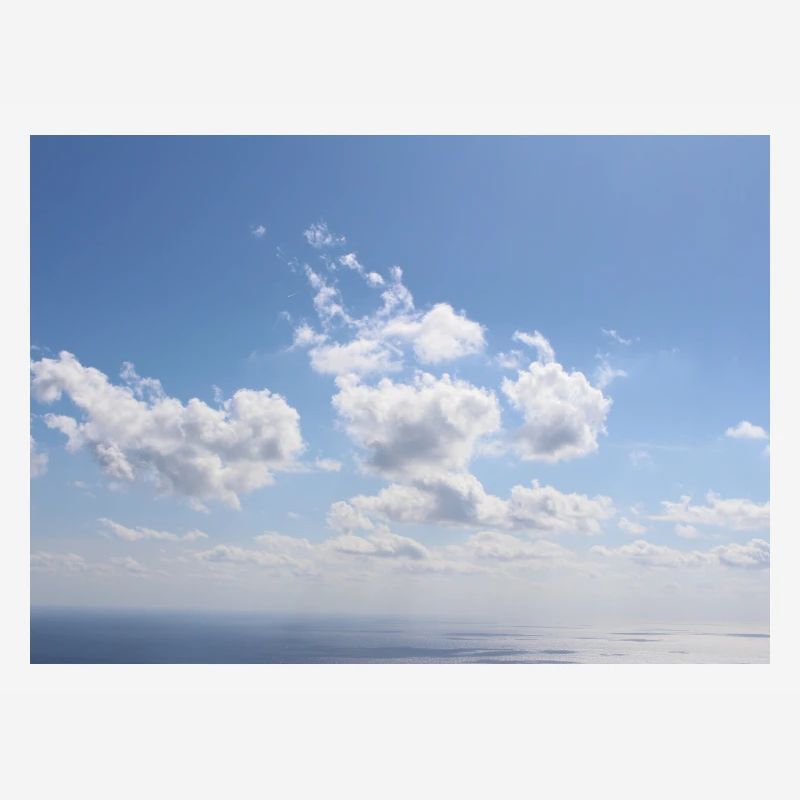 Awesome Blue Sky Clouds Pattern - Summer Vacation