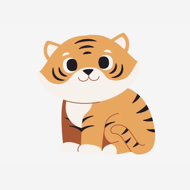 Kätzchen tigerartig