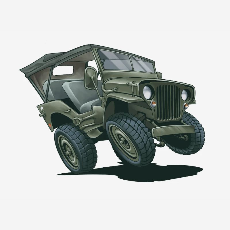 Willys MB Offroader 4x4 ROOFTOP Oldtimer Us Army