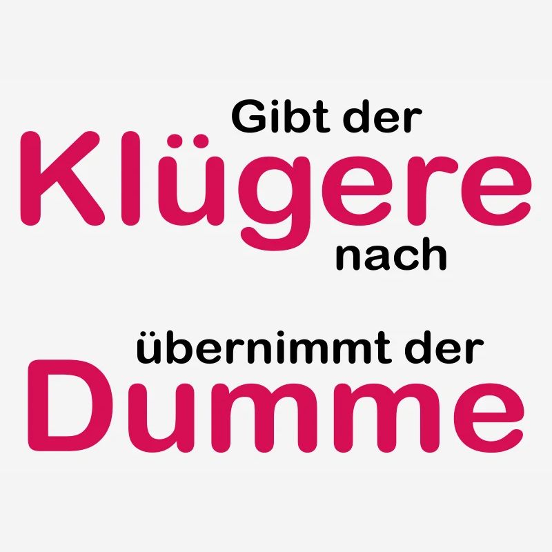 Le plus intelligent cède