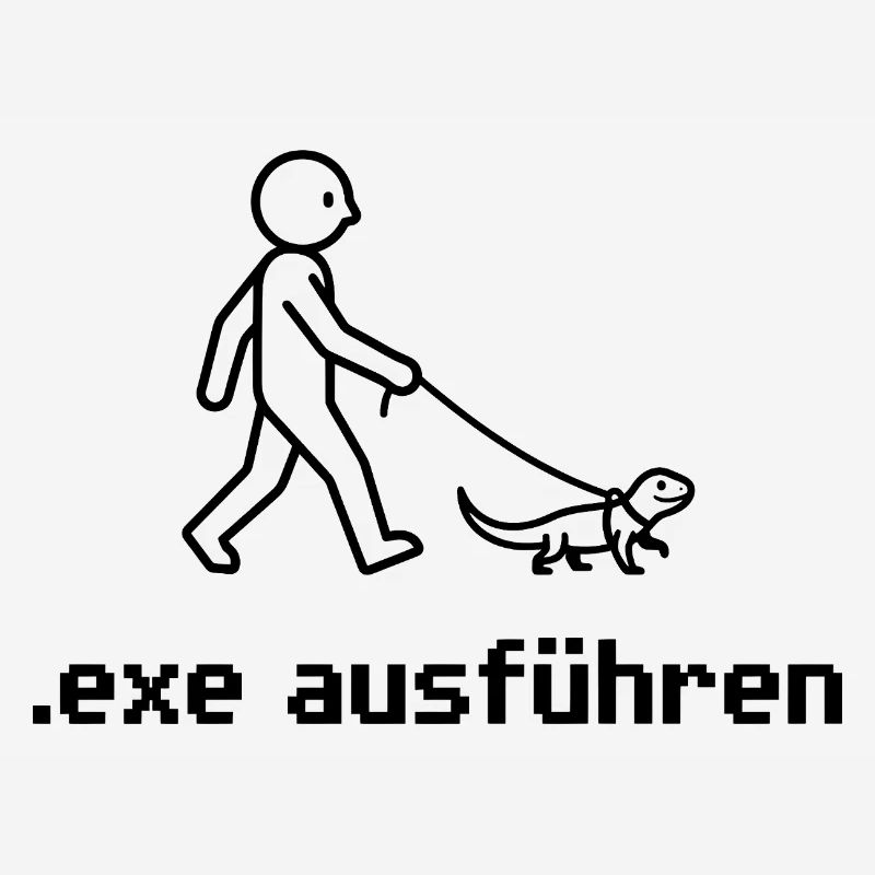Exe Echse ausfuehren Admin Sysadmin Geschenk