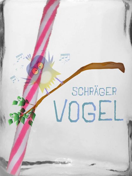 Schräger Vogel