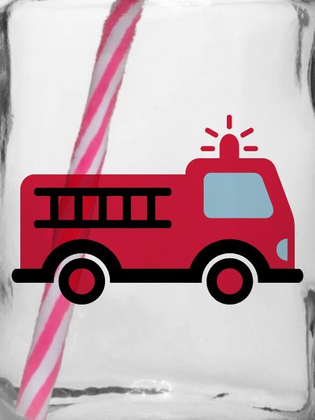 Feuerwehrauto mit Leiter
