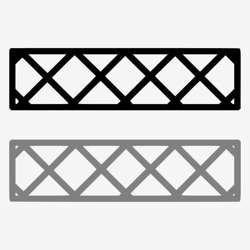 Fence Grid Pattern Frame