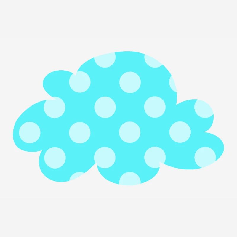 Points nuages Points Points Décoration de la chambre de bébé Enfants Météo