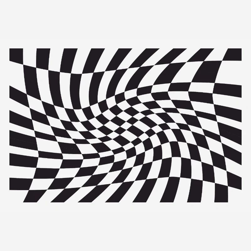 Warped Checker Optical Spiral