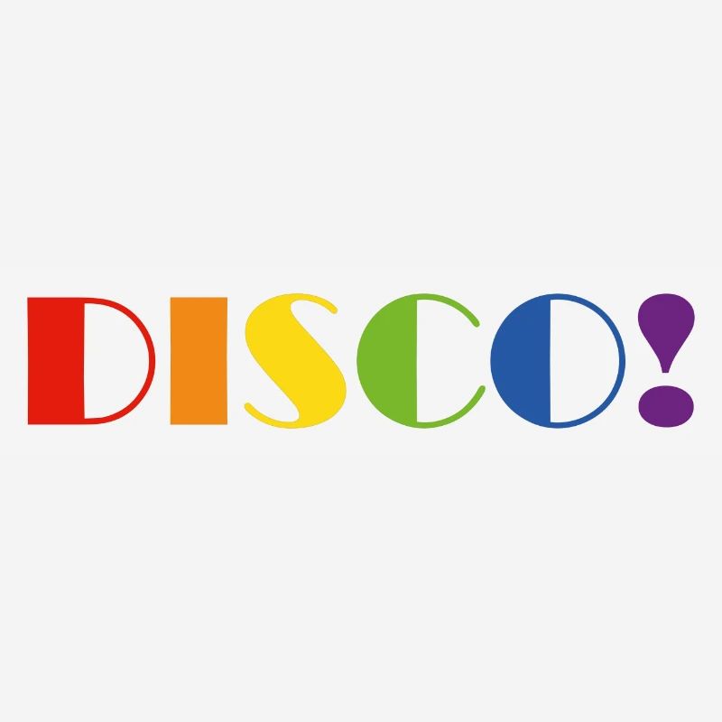 DISCO Regenbogen Text