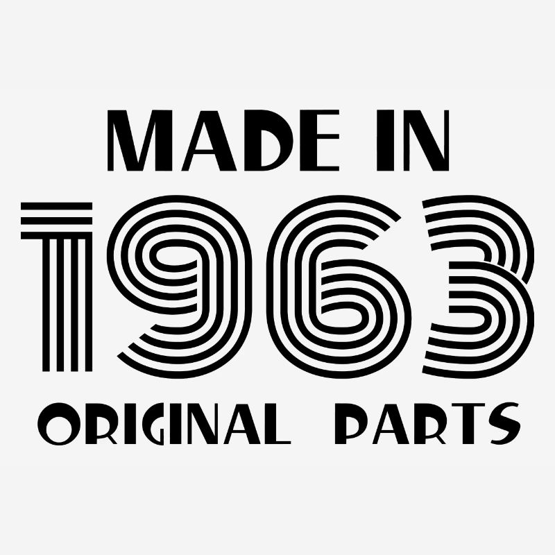 Made 1963 Birthday Retro