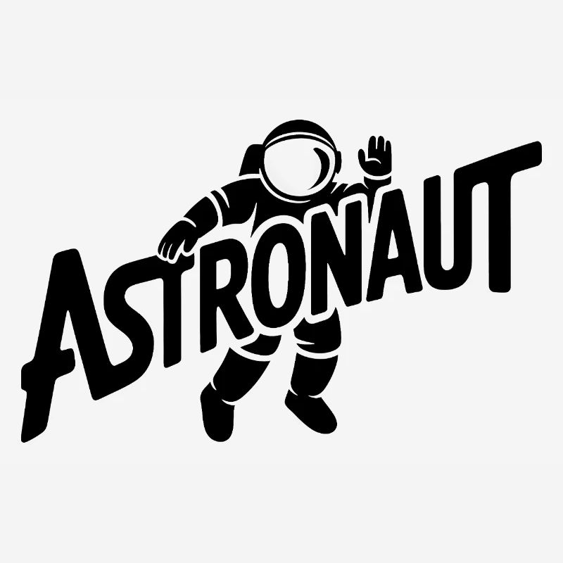 Astronaute - Cool Astonomy Logo
