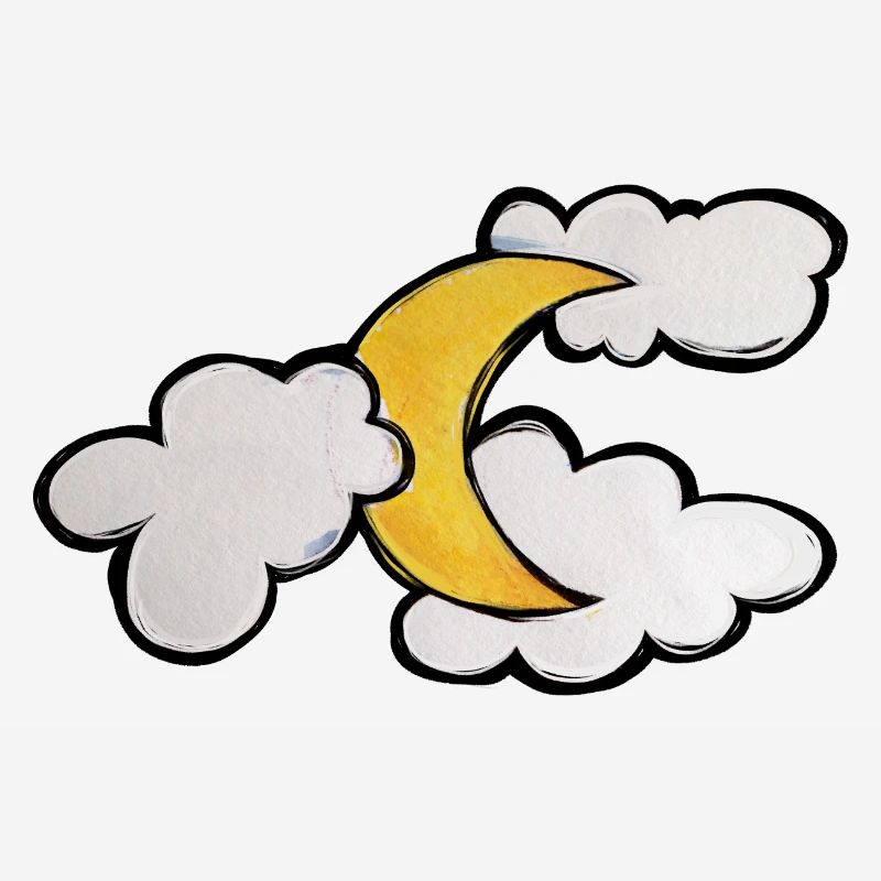 Moonlit Cloud Sketch