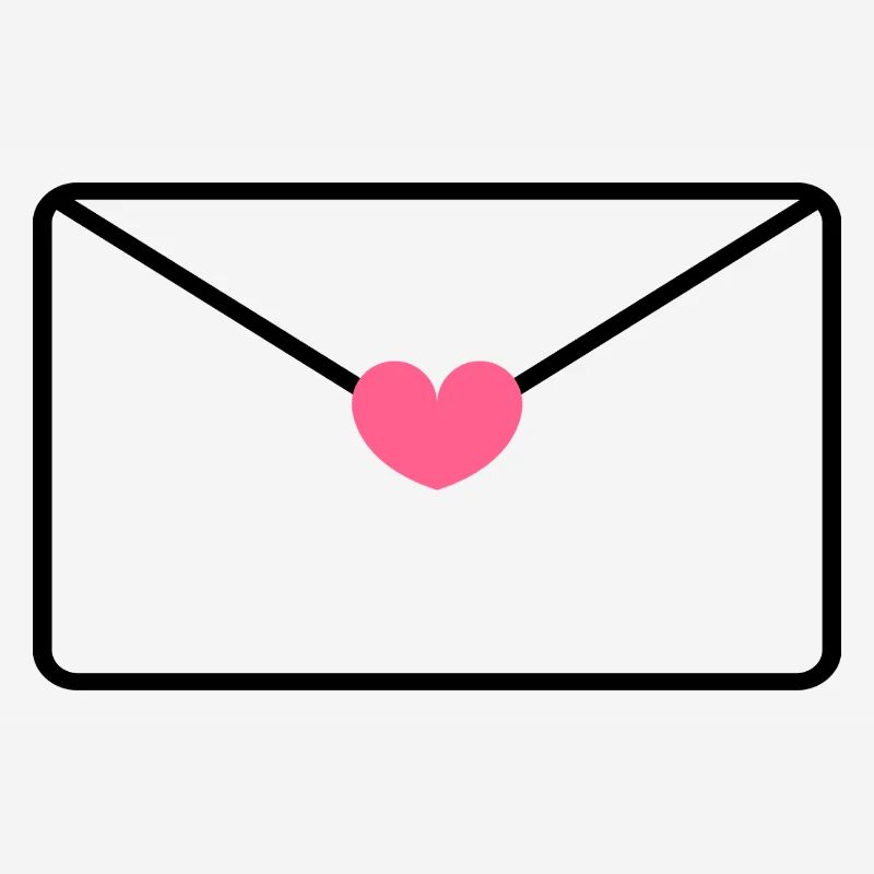 Envelope With Heart