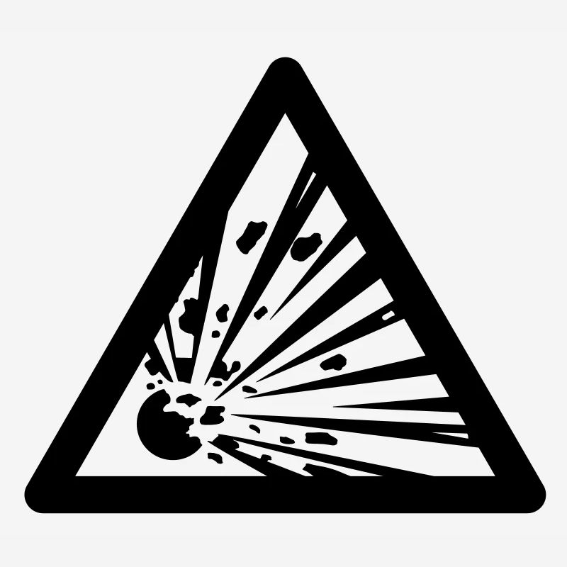 Symbole de danger - Explosifs