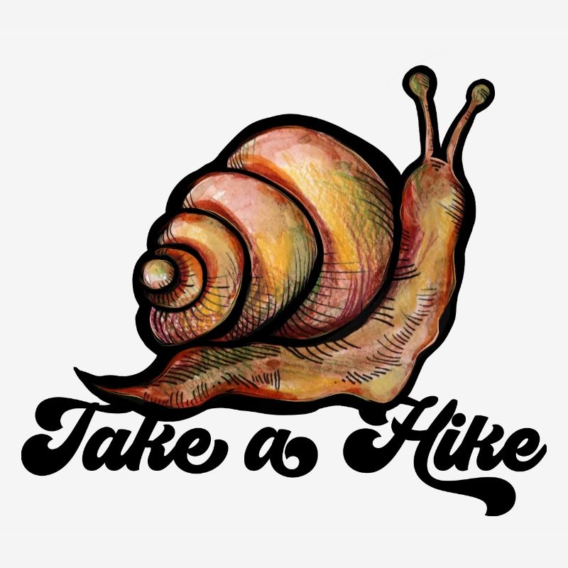 Machen Sie eine Wanderschnecke