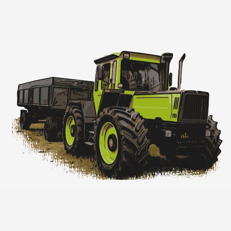 MB trac 1600 turbo avec remorque