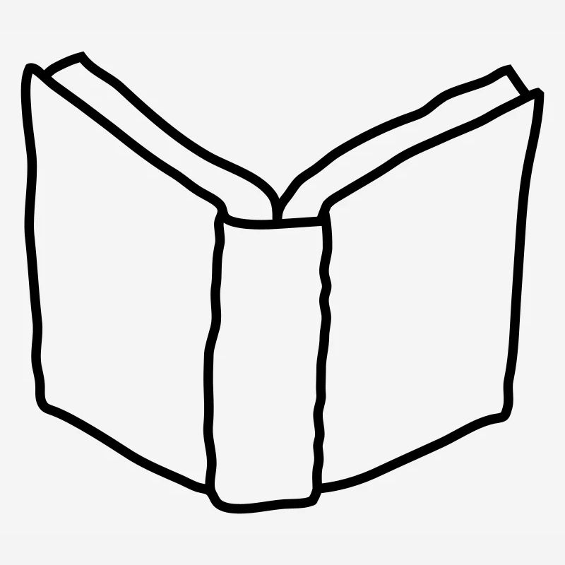 Comic open novel book