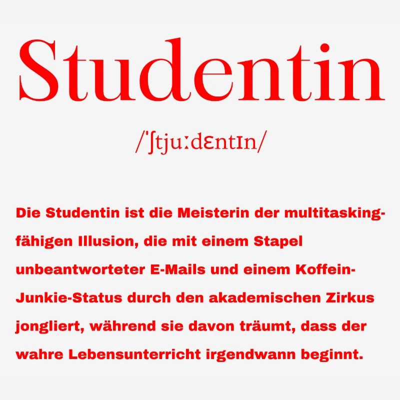 Studentin Definition