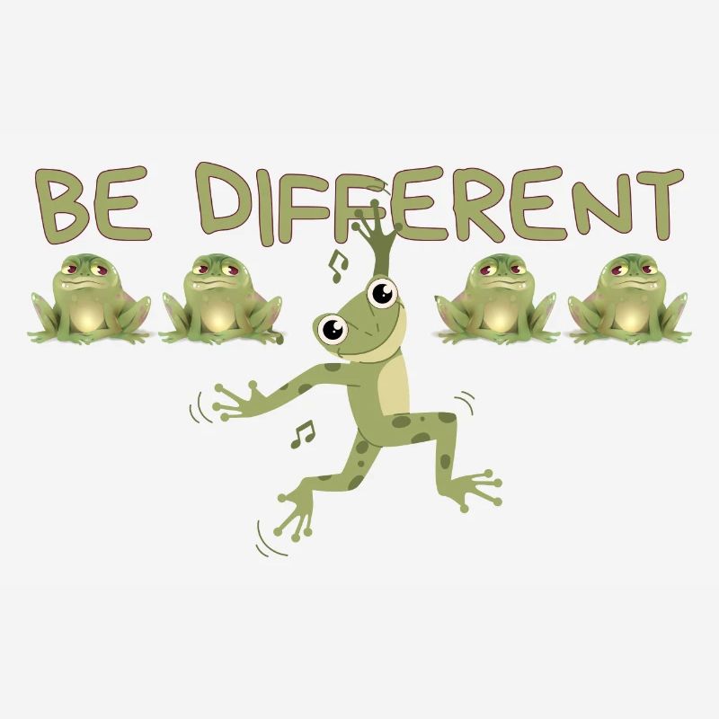 BE DIFFERENT Frog