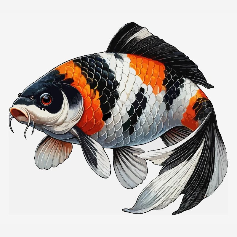 Koi Karpfen oder Wi sw