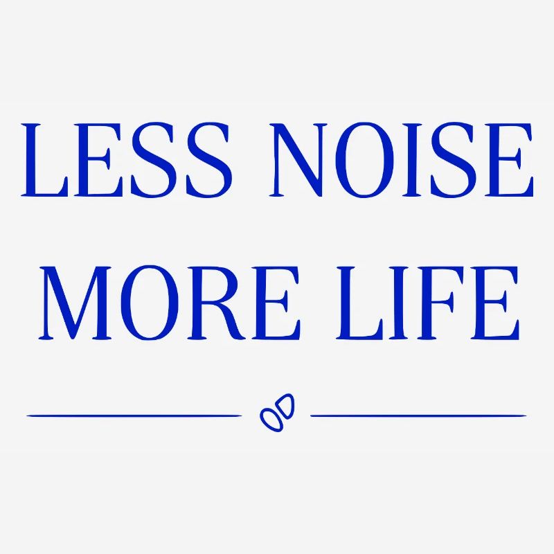 Moins de bruit, plus de vie, minimalisme Dire design