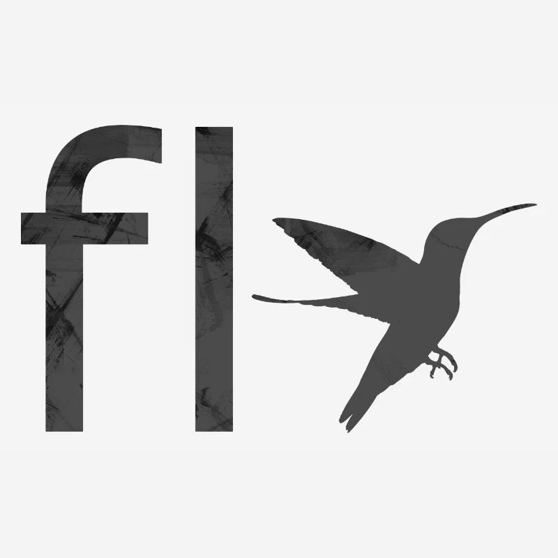 Clever typography design! Vogel Deisgn
