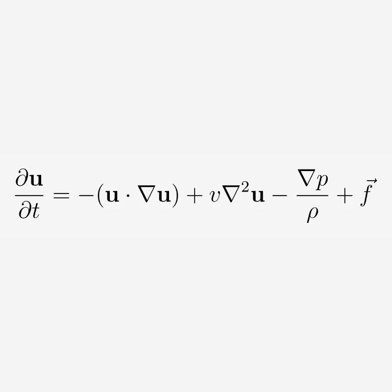fluid dynamics equation.