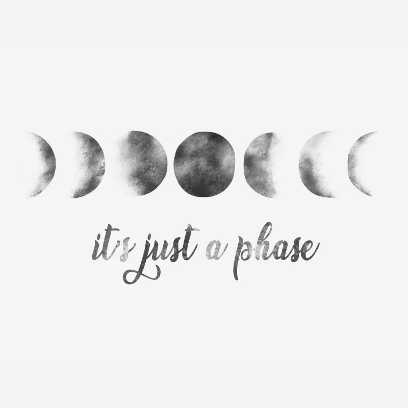 it‘s just a phase, Mondphase, Moon, Nachthimmel