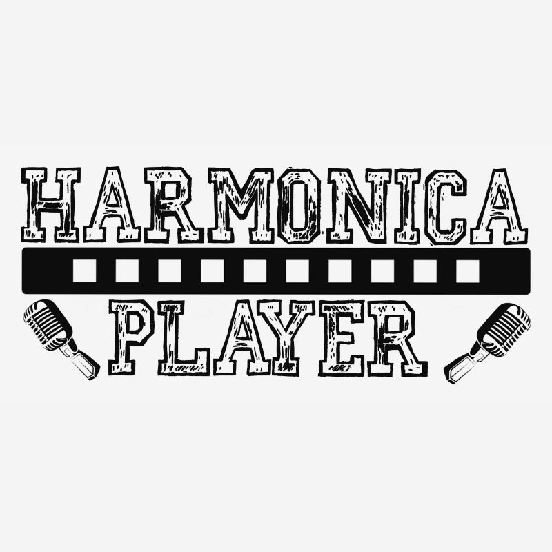 Harmonica player black for harmonica player