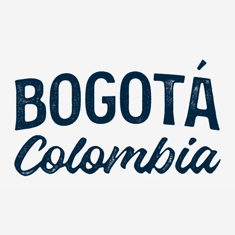 Bogotá, Colombie, Lettrage Vintage