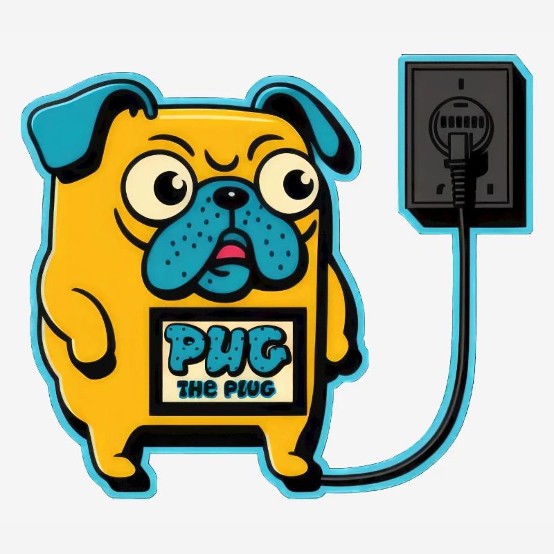 Mops den Stecker