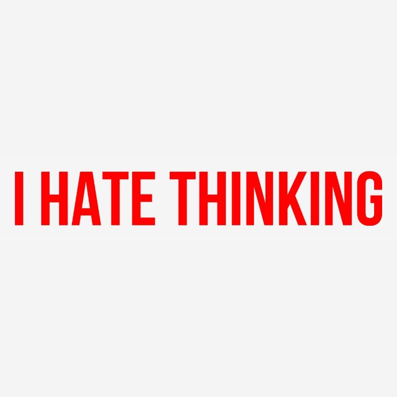 I hate to think English language