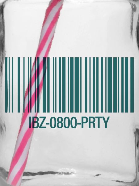 IBZ-0800-PRTY – Barcode Party Ticket