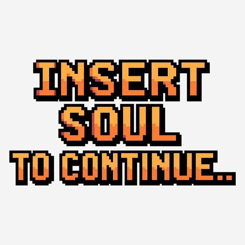 Conception de continuation de l’âme pixélisée