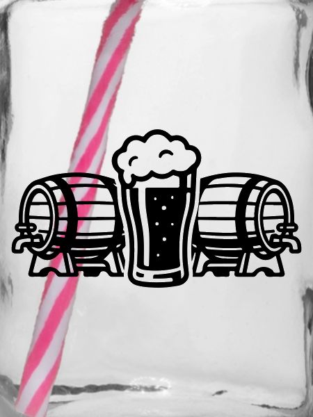 Bier Bierfass Bierglas